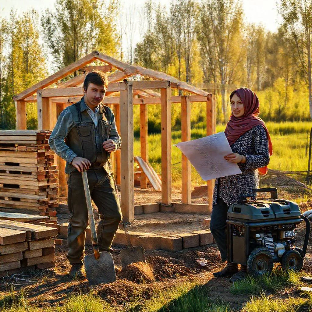 Иллюстрация к статье: Как использовать материнский капитал на строительство дома своими силами